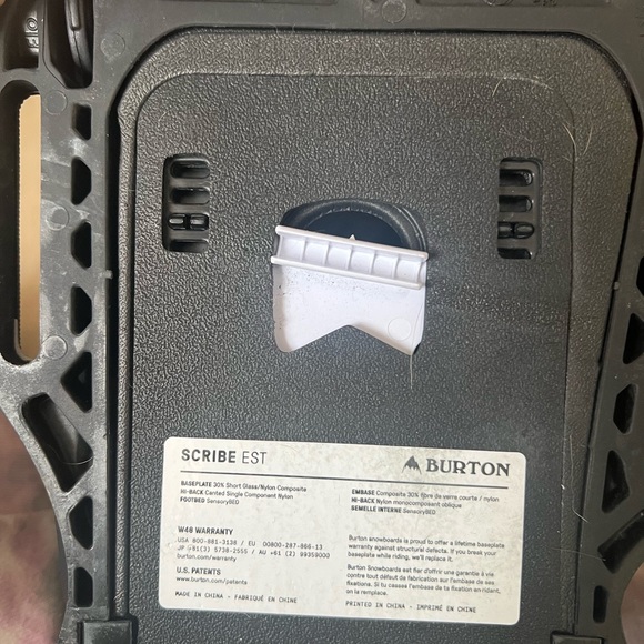 Burton Women’s Scribe EST snowboard binding - Picture 5 of 6